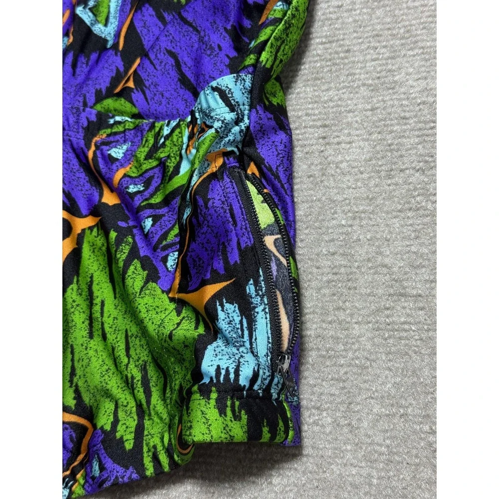 Vintage Tinley Cycling Jersey‎ Mens XL 90s Retro Graphic Shirt Colorful Zip